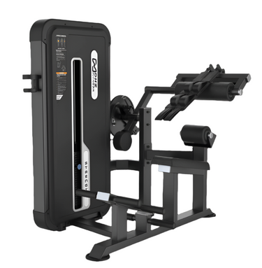 DHZ Fitness Abdominal and Back Extension - U3088 machine with padded shoulder straps and adjustable settings.